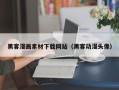 武夷山黑客漫画素材下载网站（黑客动漫头像）
